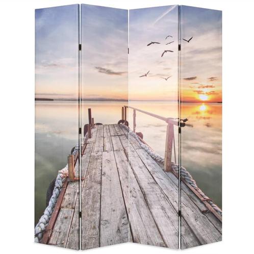 vidaXL Kamerscherm inklapbaar meer 160x170 cm, Huis en Inrichting, Woonaccessoires | Overige, Nieuw, Verzenden