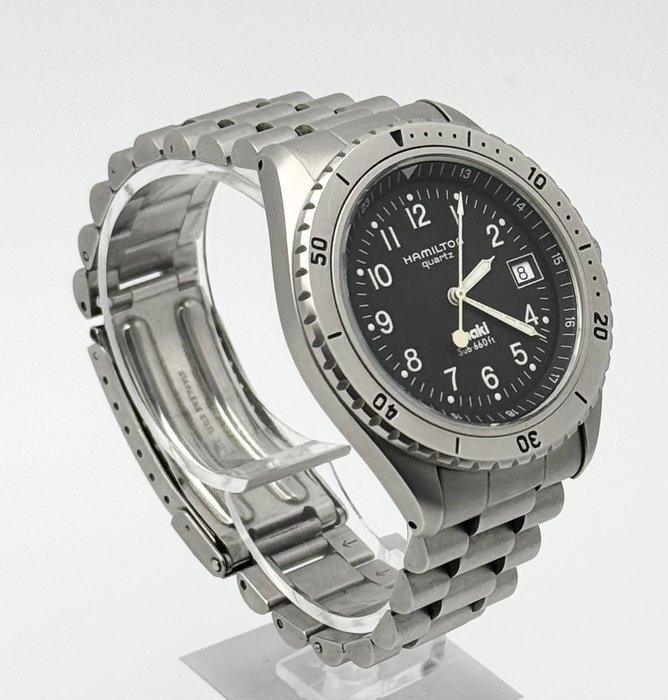 Hamilton - Khaki Sub - Zonder Minimumprijs - 9745b - Heren -, Handtassen en Accessoires, Horloges | Heren