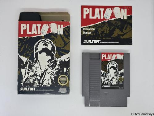 Nintendo NES - Platoon - USA, Games en Spelcomputers, Games | Nintendo NES, Gebruikt, Verzenden