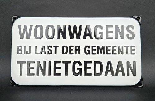 Emaille bord - Emaille, Antiek en Kunst, Antiek | Wandborden en Tegels