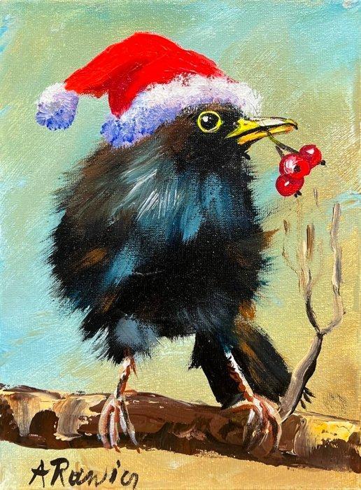 Adam Rawicz (1959) - Rebel in Red and Snow, Antiquités & Art, Art | Peinture | Classique