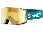 Sinner Sin Valley S Skibril - Groen + GRATIS EXTRA LENS |, Verzenden, Nieuw