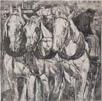 Pieter Dupont (1870-1911) - Omnibuspaarden (Parijs), Antiek en Kunst, Antiek | Overige Antiek