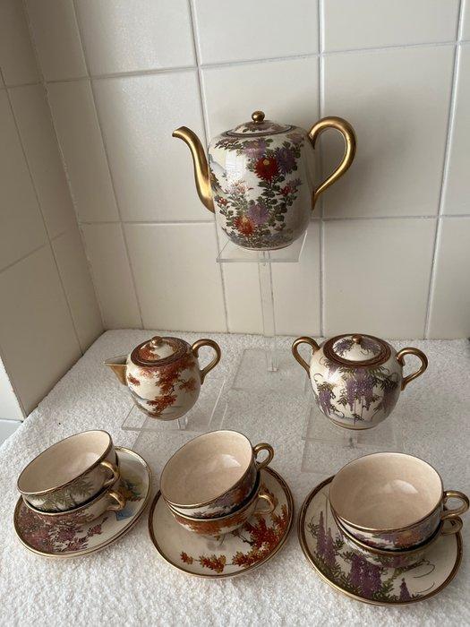 Drinkset (9) - Aardewerk - Servies satsuma, Antiek en Kunst, Antiek | Overige Antiek