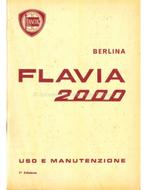 1971 LANCIA FLAVIA 2000 BERLINA INSTRUCTIEBOEKJE ITALIAANS, Ophalen of Verzenden