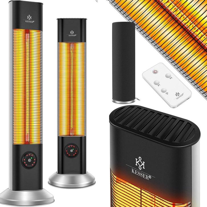 KESSER® Staande warmtestraler, infrarood staande warmtestral, Huis en Inrichting, Woonaccessoires | Overige, Verzenden