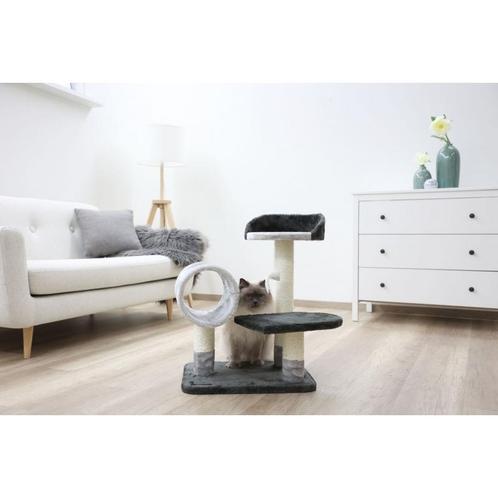 Arbre à chat moon, gris/noir, 46 x 36 x 62 cm - kerbl, Dieren en Toebehoren, Katten-accessoires