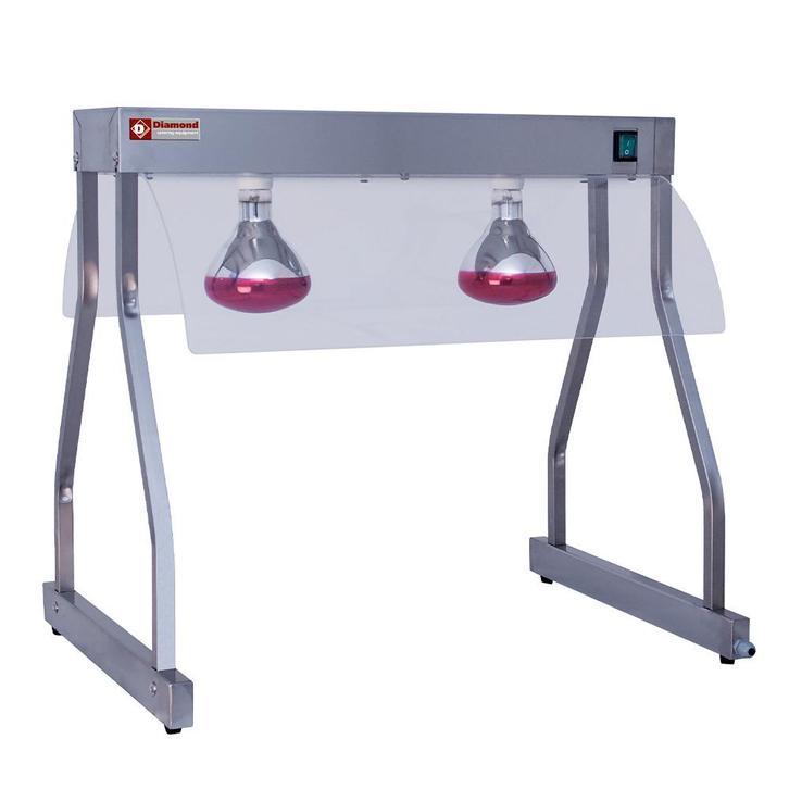 Warmhoudbrug | Infrarode Lampen | 2x 0.25kW |, Zakelijke goederen, Horeca | Keukenapparatuur, Nieuw in verpakking, Verzenden
