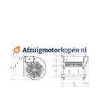 Afzuigventilator DDM 8/9 | 2500 m3/h | 230V