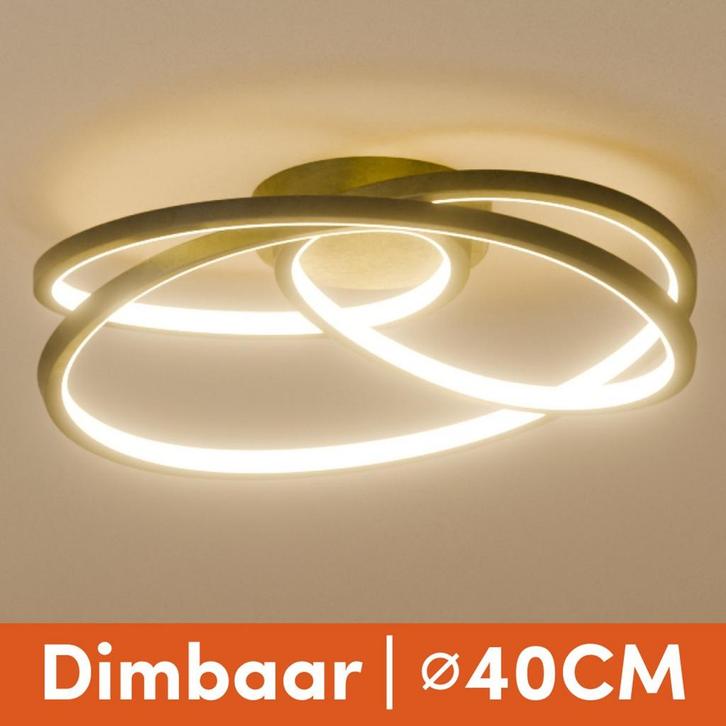 2dekans | Nolt Plafondlamp - Elio - LED Lamp dimbaar - 3000K, Maison & Meubles, Lampes | Plafonniers, Enlèvement ou Envoi