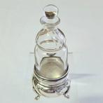 Victorian - Karaf - Glas, Verzilverd, Antiek en Kunst