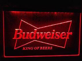 Budweiser neon bord lamp LED cafe verlichting reclame lichtb, Huis en Inrichting, Lampen | Overige, Nieuw, Verzenden