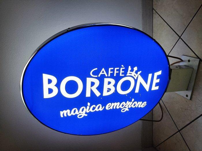 Caffè Borbone bifacciale - Panneau publicitaire rétroéclairé, Antiquités & Art, Antiquités | Assiettes décoratives & Carrelages