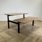 Vepa slinger duo bureau 160x80 cm, Zebrano - zwart, Huis en Inrichting, Bureaus, Gebruikt, Bureau