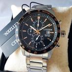 Citizen - Chronograph - Gold - Black - In-House Caliber, Nieuw
