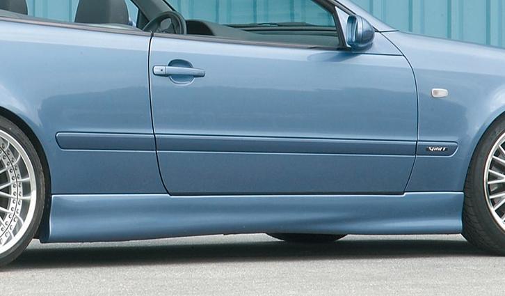 Rieger side skirt | CLK (W208) - Cabrio, Coupé | l stuk onge, Auto-onderdelen, Carrosserie, Nieuw, Mercedes-Benz, Verzenden