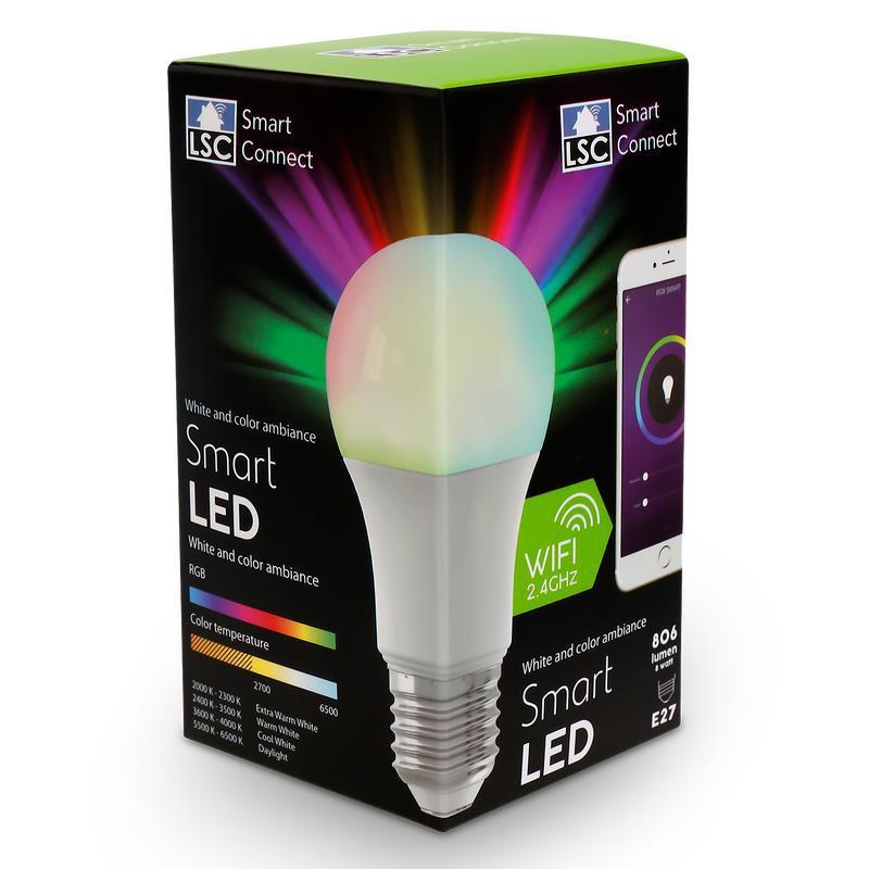 ② Ampoule LED connectée LSC Smart Connect - multicolore - 9 W — Lampes