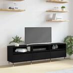 vidaXL TV Kast Zwart eiken 150 x 30 x 44.5 cm Bewerkt hout, Verzenden, Nieuw