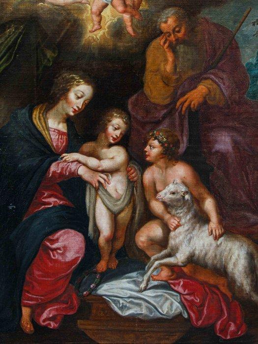 Pieter Paul Rubens (1577-1640), Cerchia di - Sacra Famiglia, Antiek en Kunst, Kunst | Schilderijen | Klassiek