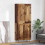 vidaXL Highboard Oud Hout 69,5 x 34 x 180 cm Bewerkt hout, Verzenden
