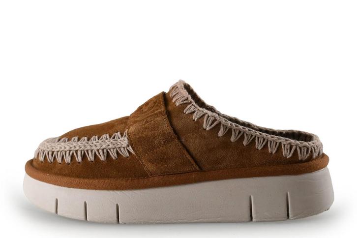 Mou Instappers in maat 39 Cognac | 5% korting, Kleding | Dames, Schoenen, Overige kleuren, Zo goed als nieuw, Instappers, Verzenden