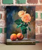 Sergey Kolodyazhniy (XX-XXI) - Roses and peaches, Antiek en Kunst, Kunst | Schilderijen | Klassiek