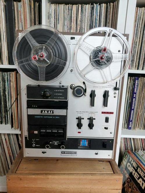 Akai - X-2000SD - 8 sporen speler/tape combinatie - Stereo, Audio, Tv en Foto, Radio's