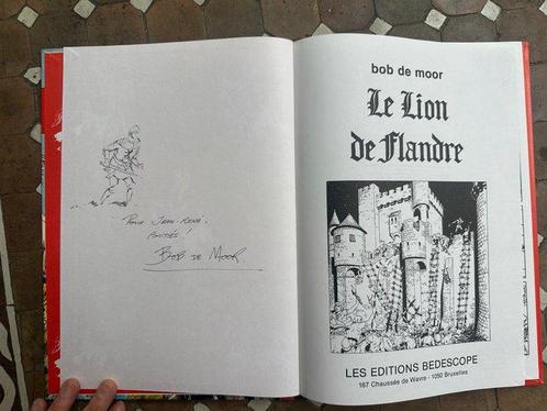 Bob De Moor - Le Lion de Flandre + dédicace - C - 1 Album -, Boeken, Stripverhalen