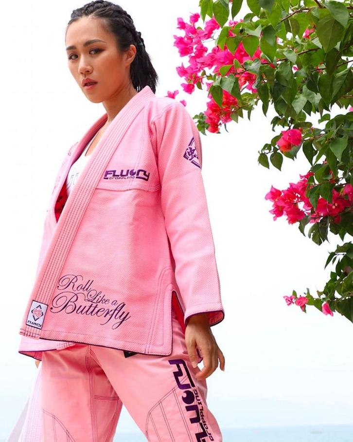 Fluory Butterfly JiuJitsu BJJ GI Roze, Sport en Fitness, Vechtsporten en Zelfverdediging, Nieuw, Overige, Verzenden