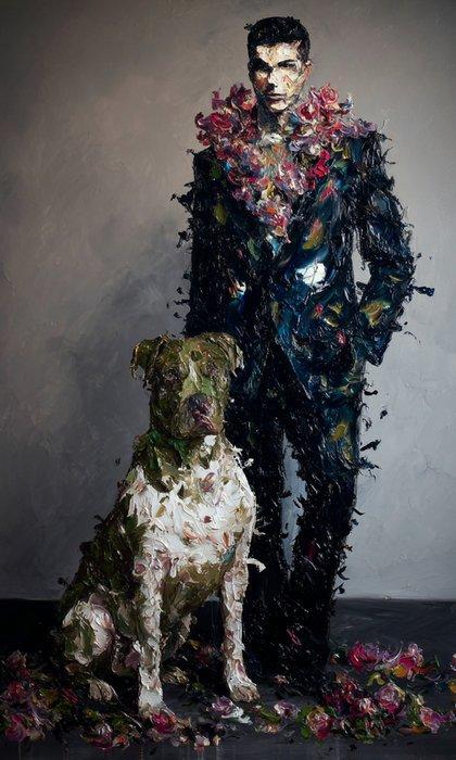 Anne Dias (1985) - (XL) Endgame Abstract Form, Antiek en Kunst, Kunst | Designobjecten