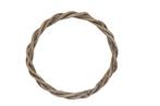 Krans ring twisted vine 30 cm 3 dik grey wash van takken, Nieuw