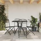 vidaXL Ensemble à manger de jardin 5 pcs anthracite, Verzenden, Neuf