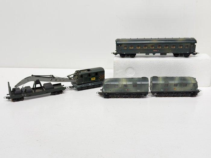 Lima H0 - Modeltrein (3) - Gecamoufleerde Wagon en, Hobby & Loisirs créatifs, Trains miniatures | HO