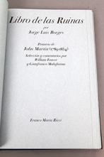 Jorge Luis Borges - Libro de las Ruinas - 1997, Antiek en Kunst, Antiek | Boeken en Manuscripten