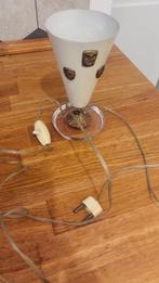 Lampe de table - Acier, Laiton, Verre, Antiek en Kunst