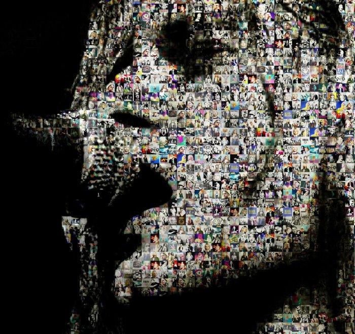 David Law - Crypto Kurt Cobain II - 2.0 - Format XL 60x60, Antiek en Kunst, Kunst | Designobjecten