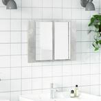 vidaXL Badkamerkast met spiegel en LED 60x12x45 cm acryl, Huis en Inrichting, Verzenden, Nieuw
