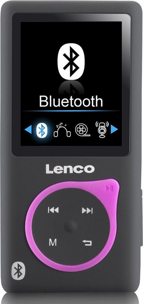 MP3 Speler met Bluetooth - Inc. 8GB SD - Roze - Lenco XEMIO-, TV, Hi-fi & Vidéo, Lecteurs Mp3 | Marques Autre, Envoi