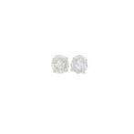 Oorbellen - 18 karaat Witgoud -  0.95ct. tw. Diamant, Handtassen en Accessoires, Nieuw