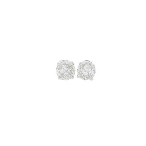 Oorbellen - 18 karaat Witgoud -  0.95ct. tw. Diamant, Handtassen en Accessoires, Oorbellen