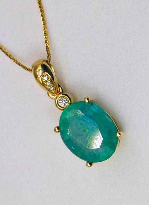 Sans Prix de Réserve - Pendentif - 14 carats Or blanc, Or, Handtassen en Accessoires, Antieke sieraden