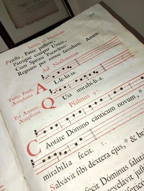 Monks - Monks - Salterio Sacrosancte Romane Ecclesie, Canto, Antiek en Kunst, Antiek | Boeken en Manuscripten