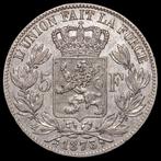 België. Leopold II. 5 Francs 1873 (Zonder Minimumprijs)