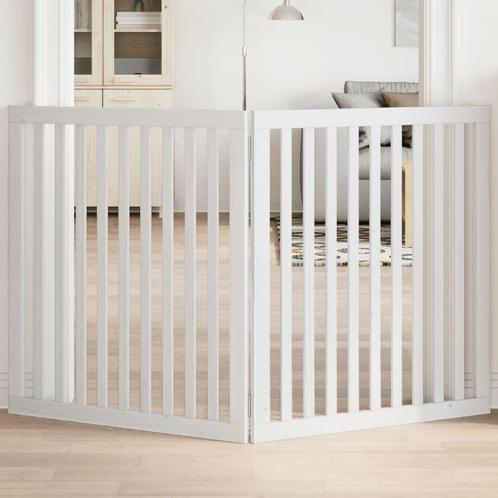 vidaXL Hondenhek inklapbaar 2 panelen 160 cm populierenhout, Dieren en Toebehoren, Hondenbenches, Nieuw, Verzenden