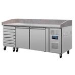Pizzawerkbank | 428L | 2 Deuren + 7 Deegladen (EN600x400) |, Verzenden, Nieuw in verpakking