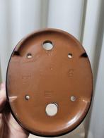 Plateau pour bonsaï - 18x15x4cm - bleu émaillé - Hauteur