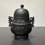 Vase - Bronze - Chine - Dynastie Qing (1644–1911)  (Sans, Antiquités & Art