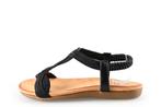 Sub55 Sandalen in maat 36 Zwart | 5% extra korting, Verzenden, Zwart, Sandalen of Muiltjes, Sub55