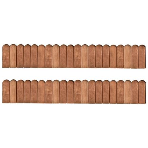 vidaXL Gazonranden 2 st 120 cm geïmpregneerd grenenhout, Tuin en Terras, Bielzen en Borduren, Nieuw, Verzenden