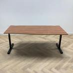 Tweedehands refurbished verstelbaar hoekbureau (rechts),, Huis en Inrichting, Bureaus, In hoogte verstelbaar, Gebruikt, Bureau